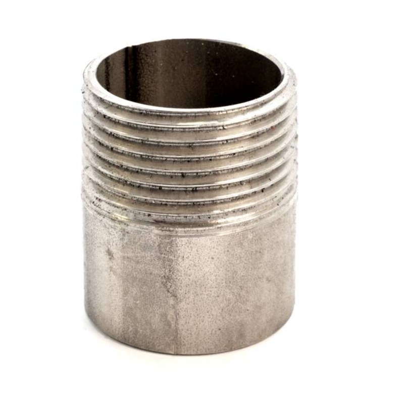 Nypel spawany 1/4" nierdzewne