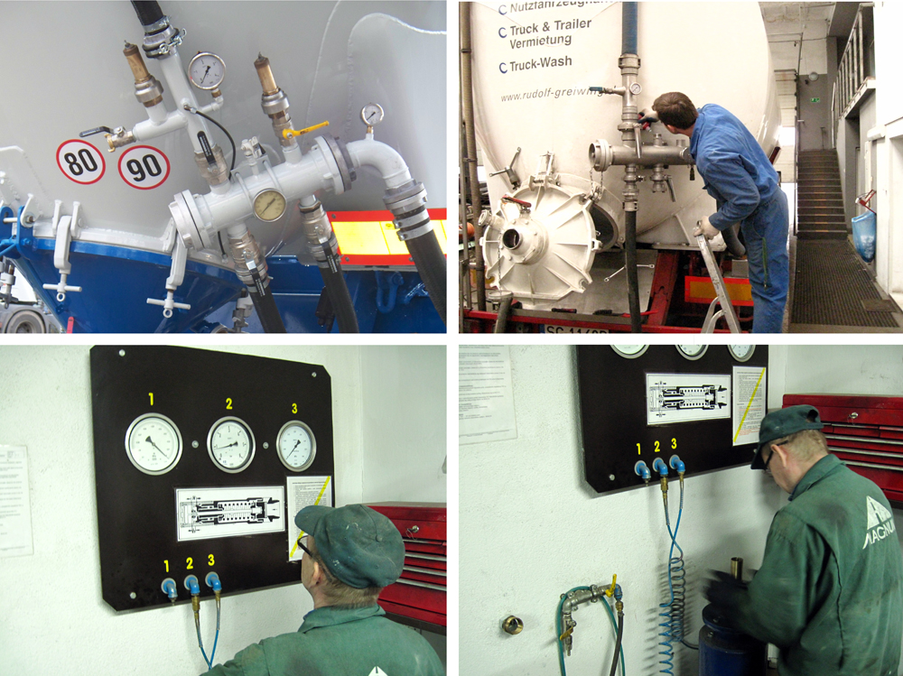 TDT-Prüfungen – Siloauflieger, Betonpumpen, Zisternen